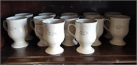 (12) Pfaltzgraff Irish Coffee Mugs