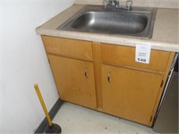 Kitchen Sink Cabinet with Sink & Faucet