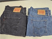 3 Pair Levis  Jeans 34 x 34