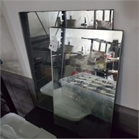 2 Mirrors aprox 2' x 12' & 2' x 18" wall mount