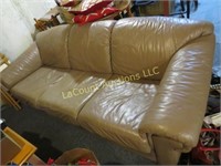 leather sofa comfortable