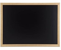 U Brands Chalkboard, 17 x 23 Inches, Oak Frame