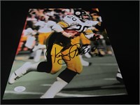 ROCKY BLEIER SIGNED 11X14 PHOTO STEELERS JSA