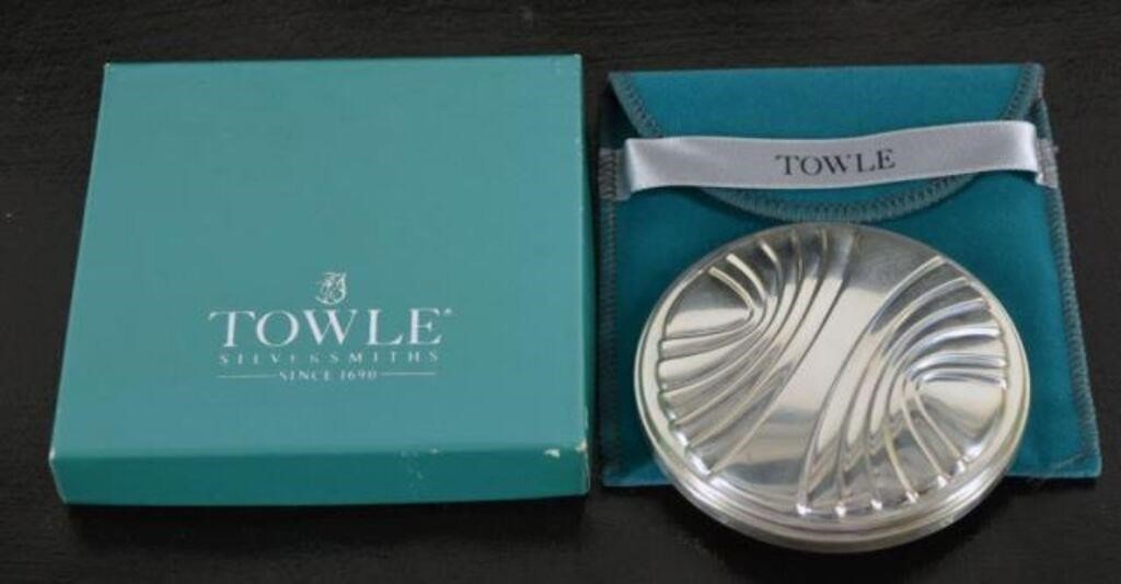 Towle Sterling Silver Compact Hand Mirror