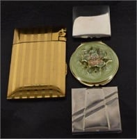 Folding Mirrors & Vintage Elgin Cigarette Case
