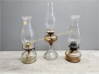 Three Oil Lamps.