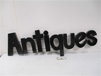 Local P/U Only Large Antiques 3-D Sign - 5' Long