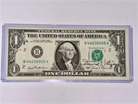 RARE 1981 US $1 BILL SIGNED BY TREASURER