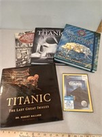 Titanic books & DVD