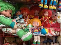 Rainbow bright dolls and misc