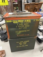 2 large ammo cans