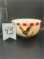 Porcelain Factory Co. rooster bowl