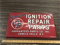 IGNITION REPAIR PARTS METAL SIGN TOPPER