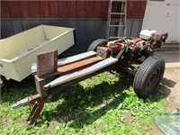 Large Honda, eight horse gas power log splitter