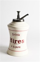 DRINK HIRES "IT IS PURE" SODA FOUNTAIN DISPENSER