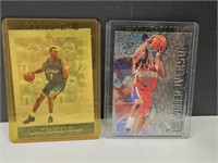 Iverson Rookie and Hardaway Holoview Cards VG