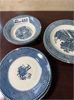2 each 7" plates, 2 bowls and 2 suacers
