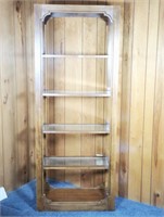 (5) Shelf Etagere' Bookcase Shelf