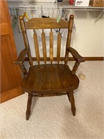 Wooden Captain's Chair