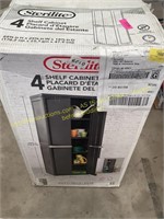 Sterilite Adjustable 4-Shelf Storage Cabinet