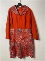 Vintage 1960s Mod Edith Flagg Dress