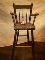 Antique Primitive Childs High Chair