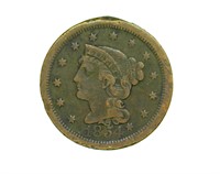 1854 Cent F