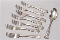 Quantity of Victorian Sterling Silver Cutlery,