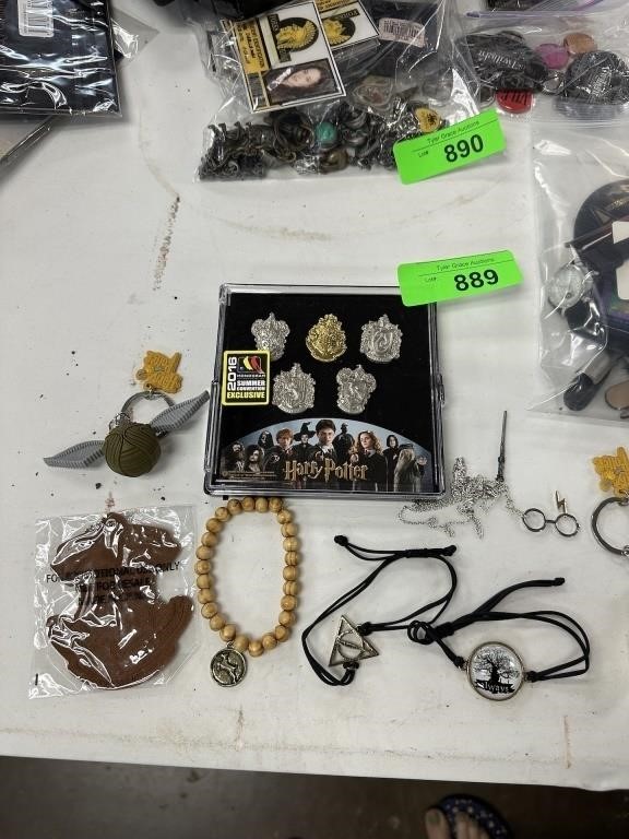 LOT OF MISC HARRY POTTER JEWELRY
