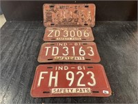 VINTAGE LICENSE PLATES