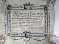 Early Antique certificate record confirmation
