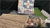Place Mats with shower rings