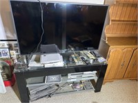 TV Stand and Everything On It Including TV  LR29