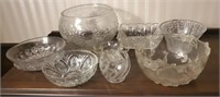 Clear Pressed Glass Bowls