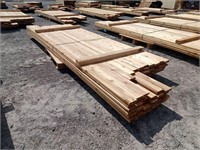 (600) LF Of Cedar Lumber Mixed Sizes