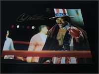 ROCKY CARL WEATHERS SIGNED 8X10 PHOTO COA