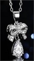 925S 0.8ct Moissanite Diamond Necklace
