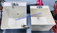 Pair of Wash Basins (Only one pair of legs) (2’