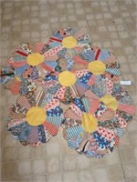 (20) Vintage Quilt Pieces from Feedsack Fabrics