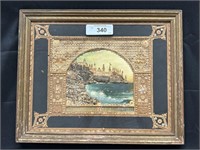 Diorama Shadow Box Seascape Art.