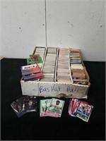 Group of vintage sports cards and collectible