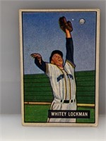 1951 Bowman #37 Whitey Lockman New York Giants