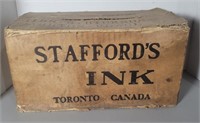 CASE STAFFORD INK BOTTLES TORONTO CARLETON PLACE