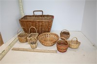 Wall Pocket Type Basket & 6 Mini Baskets