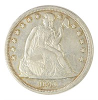 AU 1841 Liberty Seated $1