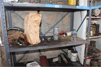 METAL SHELF AND CONTENTS (PICKERS DELIGHT)