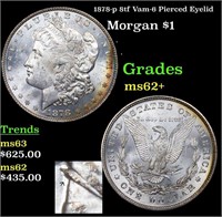 1878-p 8tf Morgan Dollar $1 Grades Select Unc
