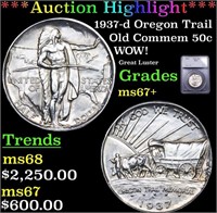 ***Auction Highlight*** 1937-d Oregon Trail Old Co