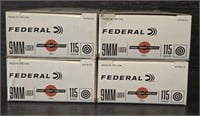 (200) Rounds of Federal 9mm Ammo #2