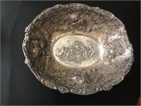 Sterling silver bowl vintage 527 grams